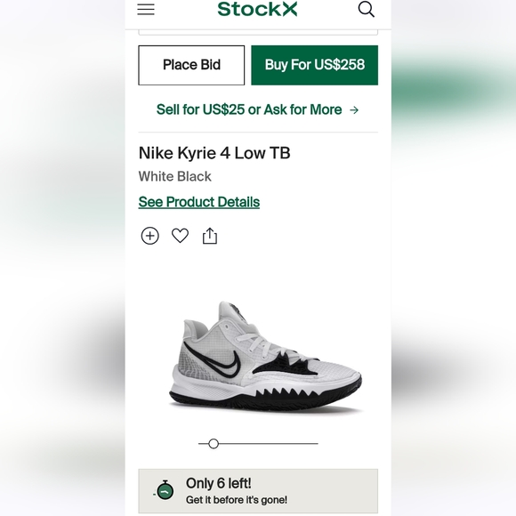 Nike Kyrie Low 4 TB Last Release Nike Men's 12 1/2 - Picture 5 of 5